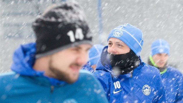 Milo Bosani na startu zimn ppravy fotbalist Liberce.