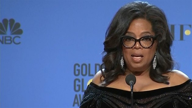 Oprah Winfreyov na pedvn cen Zlat glby (2018)