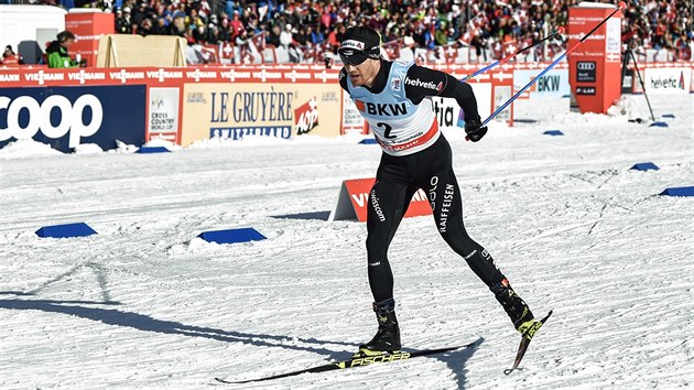 vcarsk bec na lych Dario Cologna ovldl sthac zvod v Lenzerheide.