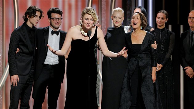 Reisrka Greta Gerwigov pebr cenu za nejlep komedii Lady Bird
