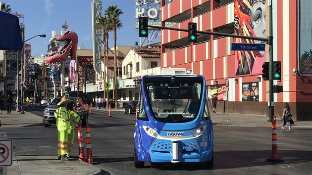 Kuník Jan: Navya autonomní autobus v ostrém provozu v Las Vegas.