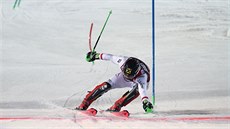 VÍTZ. Marcel Hirscher dorazil do cíle slalomu v Záhebu.