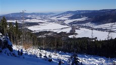 Jeseník a údolí B�lé z úbo�í Velkého Klínu