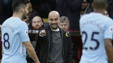 Trenér fotbalist� Manchesteru City Pep Guardiola.