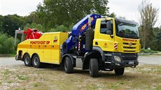 Odtahový speciál je postavený na podvozku Tatra Trucks Phoenix
