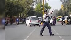 Tancující policista Ranjeet Singh