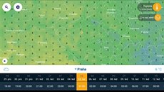 Aplikace Ventusky zobrazí informace o poasí kdekoli na svt.