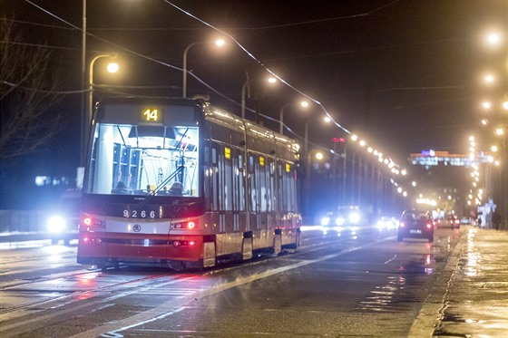 Libeský most v Praze (18.1.2018)