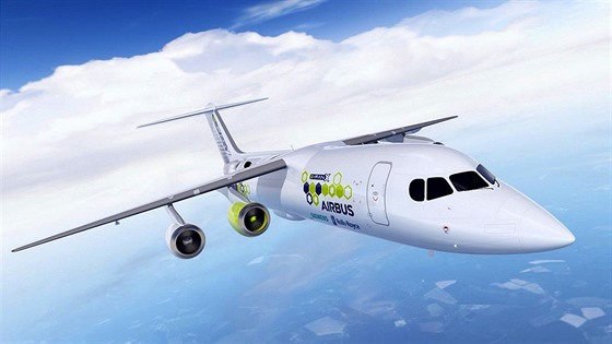 Letadlo E-Fan X vyvinula spolenost Airbus ve spolupráci s Rolls-Roycem a...
