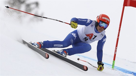 Federica Brignoneová v superobím slalomu v Bad Kleinkirchheimu.