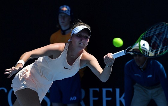 Markéta Vondrouová v prvním kole Australian Open.