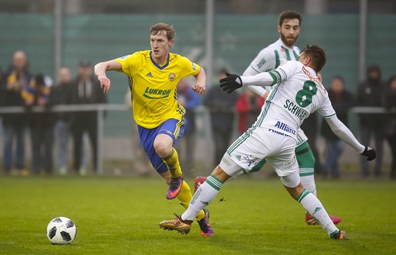 Momentka ze zápasu Rapid Víde - Zlín