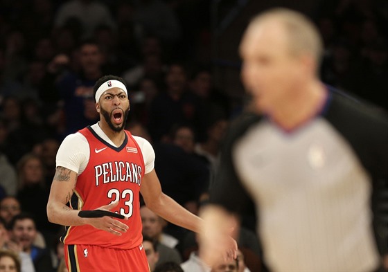 Anthony Davis z New Orleans proil v New Yorku emotivní zápas.