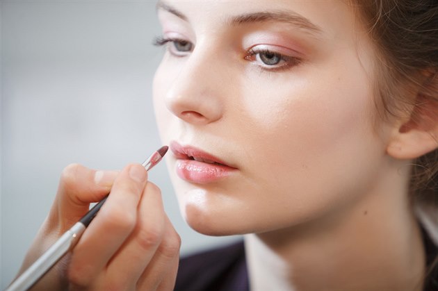 Barbora Lipensk� vybrala modelce sv�� r��ov� odst�n rt�nky, kter� lad� s...