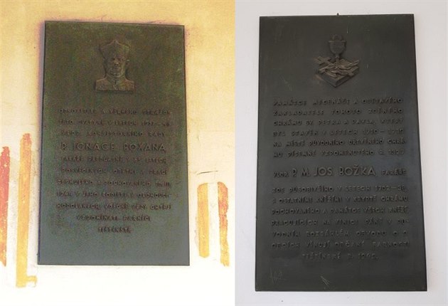 Zlodji ukradli bhem msíce z kostela v Titín na Prostjovsku dv pamtní...