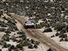 Carlos Sainz v sedmé etap Rallye Dakar.