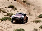 Carlos Sainz v osmé etap Rallye Dakar.