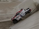 Nizozemský závodník Ten Brinke v jedenácté etap Rally Dakar.