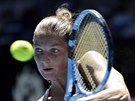 Karolína Plíková ve druhém kole Australian Open.