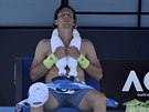 Urputné vedro trápilo tenisty bhem druhého kola Australian Open. Tomá Berdych...