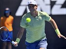 Tomá Berdych postupuje na Australian Open do tetího kola Australian Open.