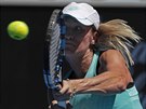 Denisa Allertová bhem tetího kola Australian Open.