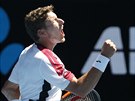 panl Pablo Carenno Busta ve tetím kole Australian Open.