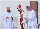 Pape ve stedu slouil mi ve mst Temuco (17. ledna 2018)