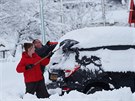 Skotsko zasypal v uplynulých dnech sníh (18. ledna 2018)