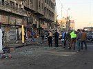 V Bagdádu zaútoili sebevraední atentátníci (15. leden 2018).