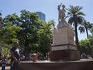 Plaza de las Armas v Santiagu