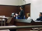 Ludk Neesan u soudu v Liberci (15. ledna 2018).