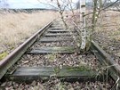 Nepoužívaná železniční trať v Polné na Jihlavsku