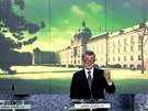 Premiér a šéf hnutí ANO Andrej Babiš na tiskové konferenci na Úřadu vlády. (11....