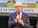 Kandidát Jií Draho komentuje výsledky prvního kola prezidentských voleb. (13....