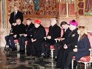 Prezident Milo Zeman, premiér Andrej Babi, praský arcibiskup Dominik Duka,...