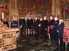 Prezident Milo Zeman, premiér Andrej Babi, praský arcibiskup Dominik Duka,...