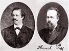 Brati (zleva) Anton, Heinrich a Julius Puppové se ve druhé polovin 19....