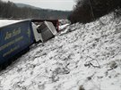 D1 u Vtrnho Jenkova stoj kvli hromadn nehod