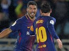 STRJCI OBRATU Luis Suárez (vlevo) a Lionel Messi se postarali o ti góly...