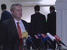 Stanislav Grospi po jednání Mandátového a imunitního výboru