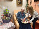 Nejstarší obyvatelce Vršovic je 103 let. (17.1.2018)