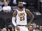 LeBron James z Clevelandu krajn nespokojený s výkonem svého týmu v Toronta.