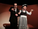 Filip Blažek a Miroslav Vladyka během zkoušek komedie Titanic v Divadle Kalich