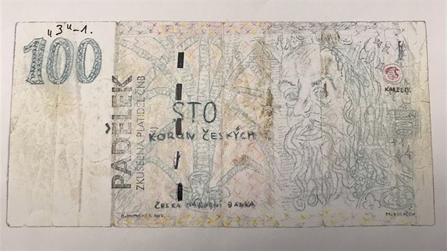 V archivu České národní banky jsou i ručně kreslené bankovky.