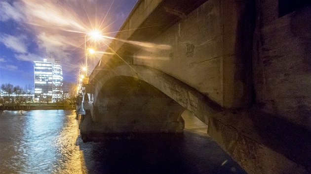 Libesk most v Praze (18.1.2018)