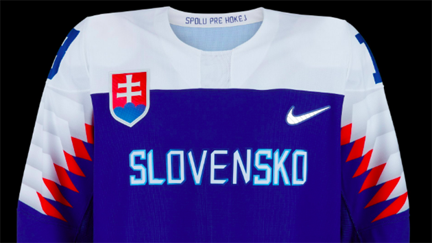 Olympijsk dres hokejist Slovenska.