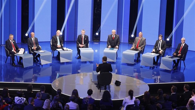 Debata prezidentských kandidát na T (11. ledna 2018)