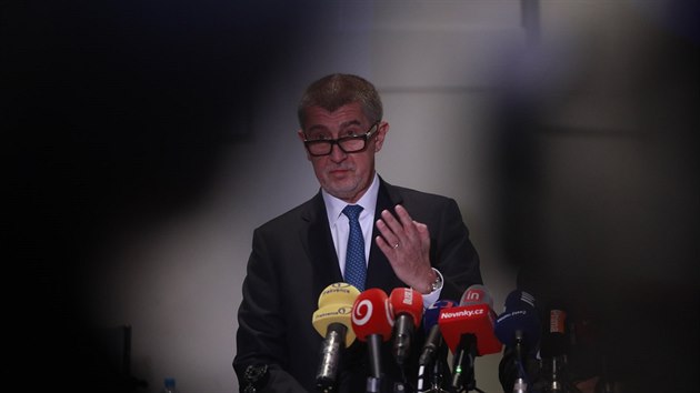 Andrej Babiš se vyjadřuje ke zprávě OLAF o Čapím hnízdu (16. ledna 2018).