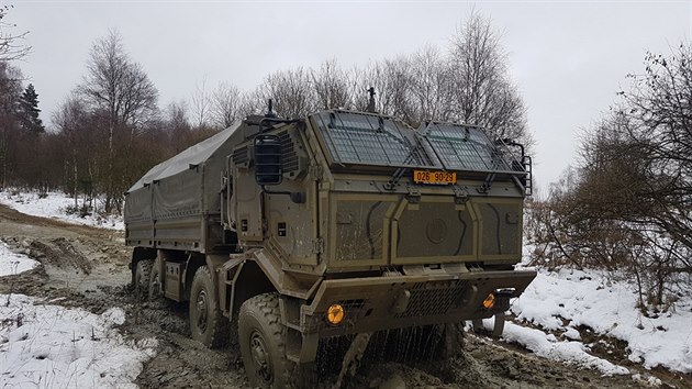 Armdn Tatra T-815 8x8 PRAM pro pevoz 120mm minometu 71. mechanizovanho praporu